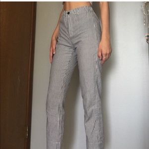 Striped linen pants from brandy